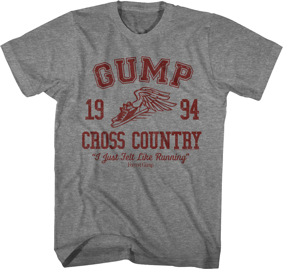 Cross Country 1994 Forrest Gump T-Shirt