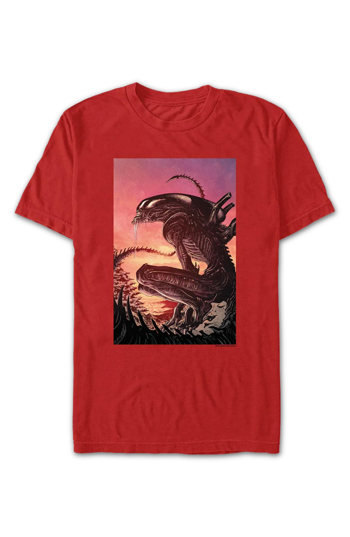 Crouching Xenomorph Alien T-Shirt - Image 2