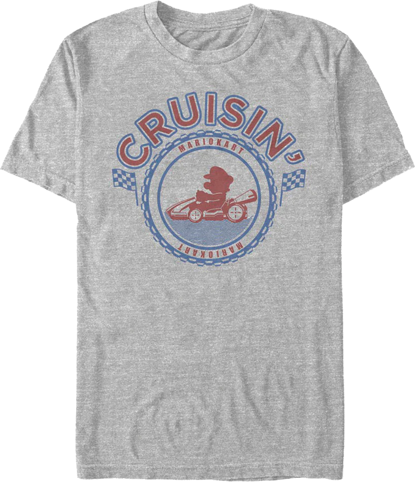 Cruisin' Silhouette Mario Kart T-Shirt