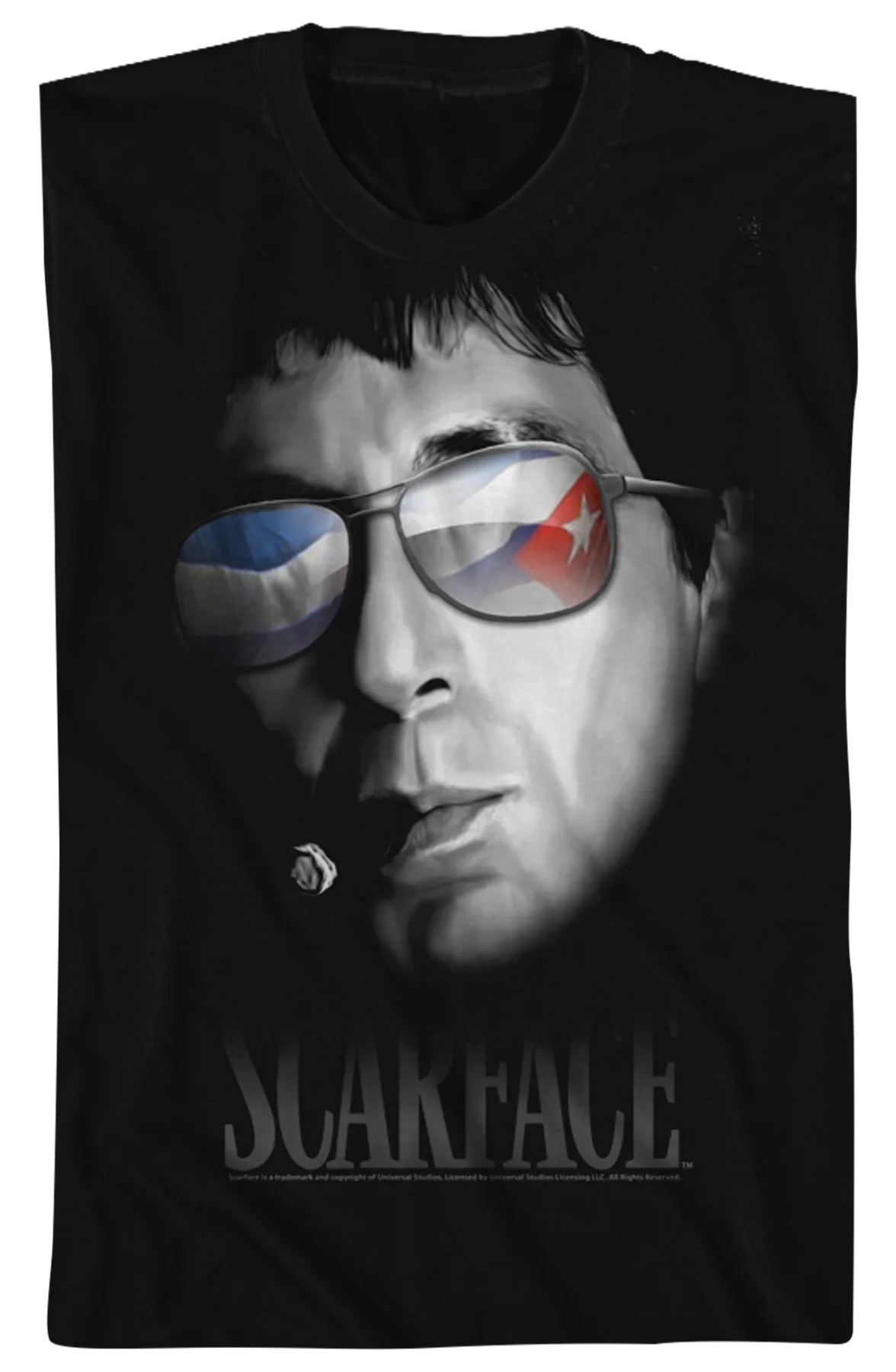 Cuban Flag Scarface T-Shirt - Image 2