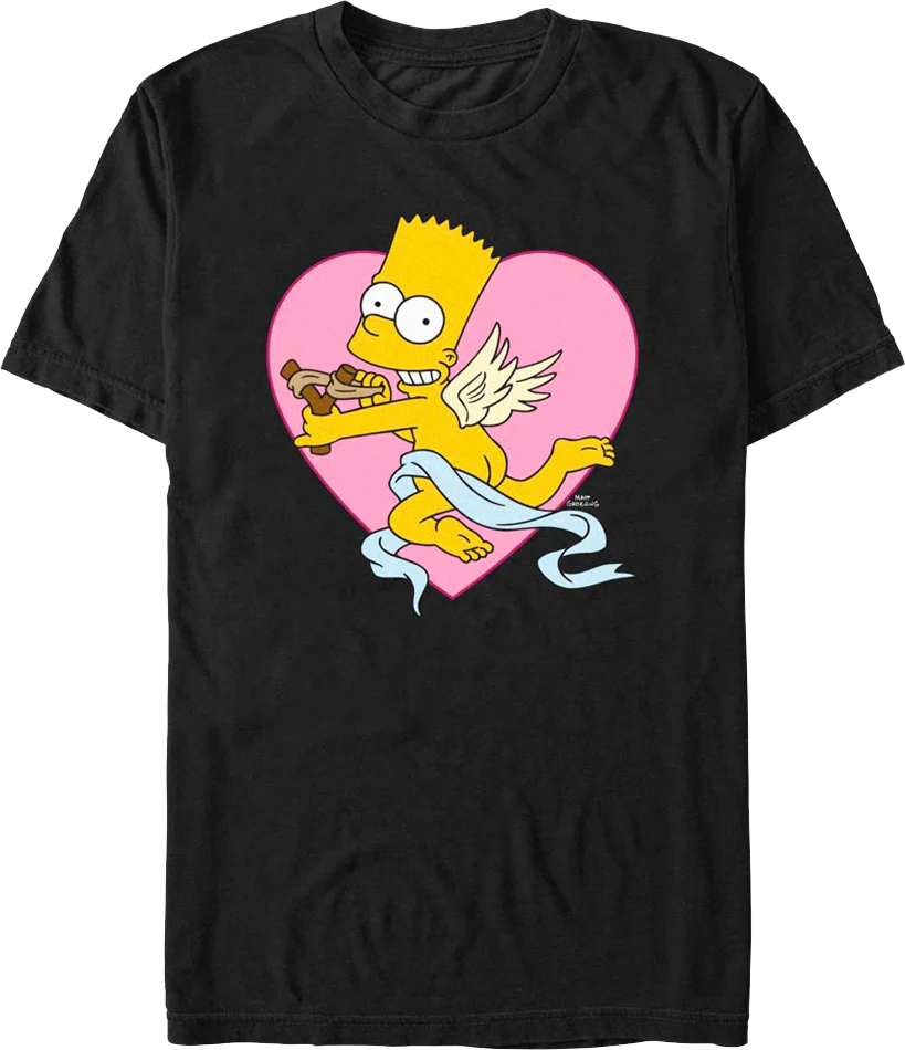 Cupid Bart Simpson T-Shirt