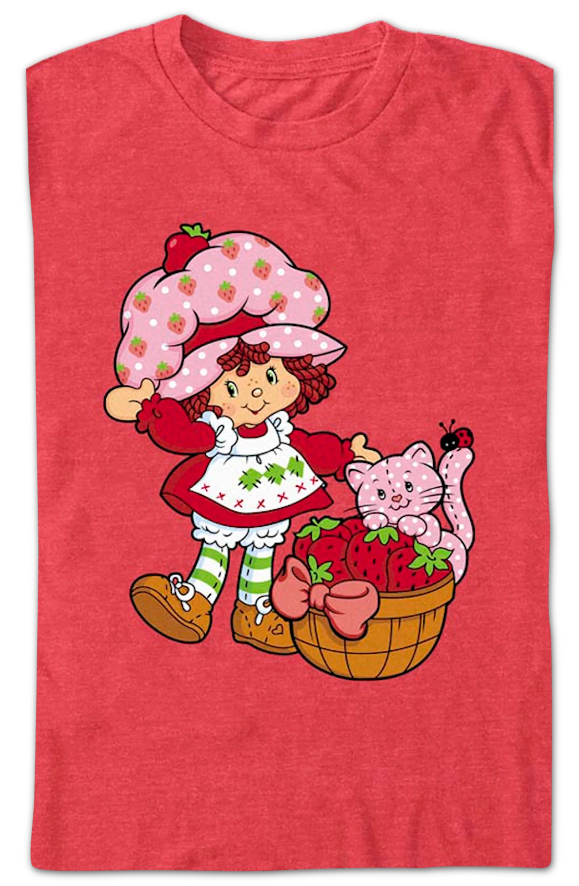 Custard & Strawberry Shortcake T-Shirt - Image 2