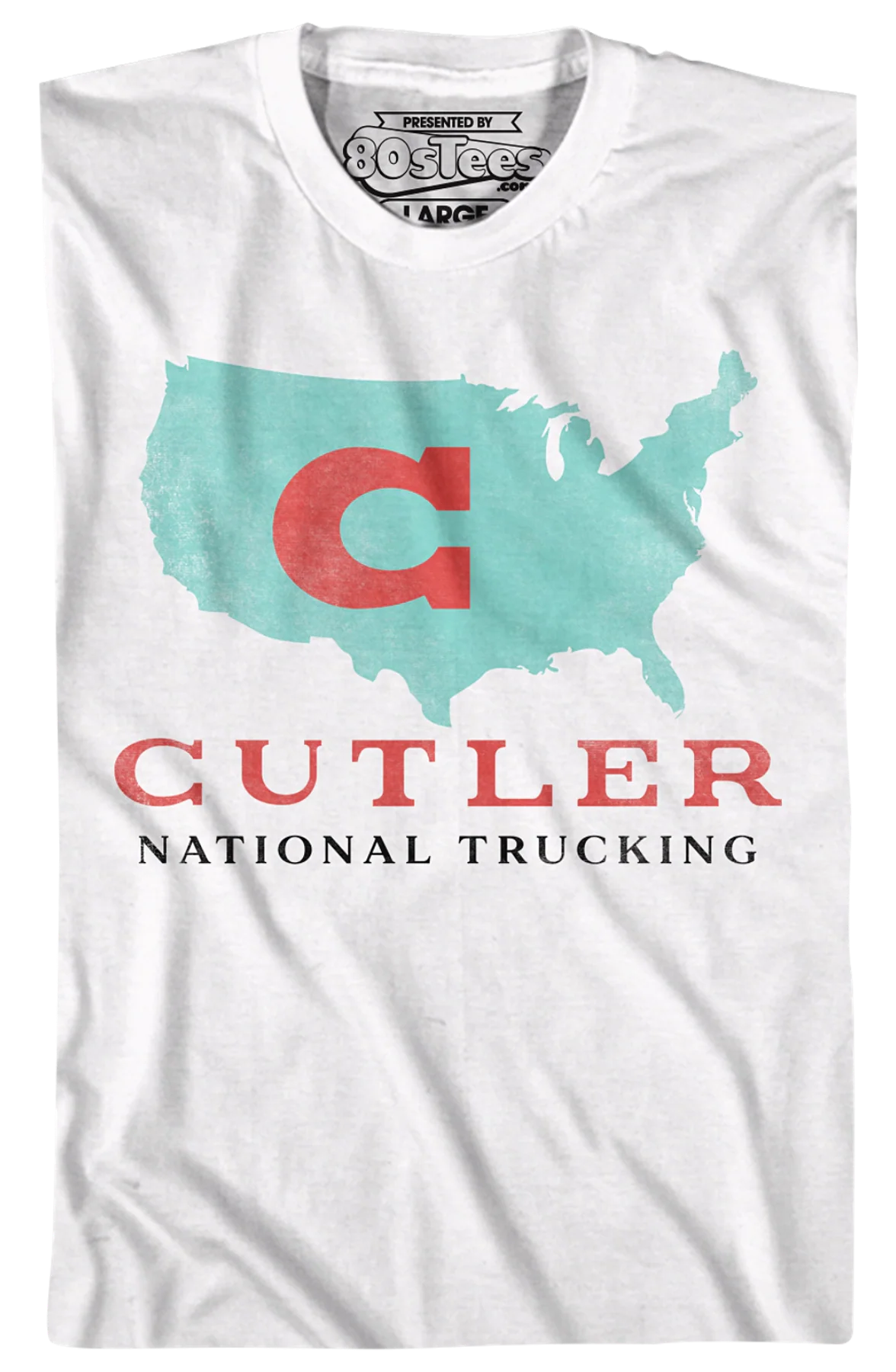 Cutler National Trucking Logo Over The Top T-Shirt - Image 2