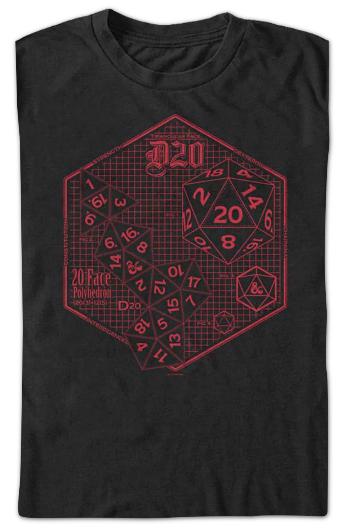D20 Dungeons & Dragons T-Shirt - Image 2