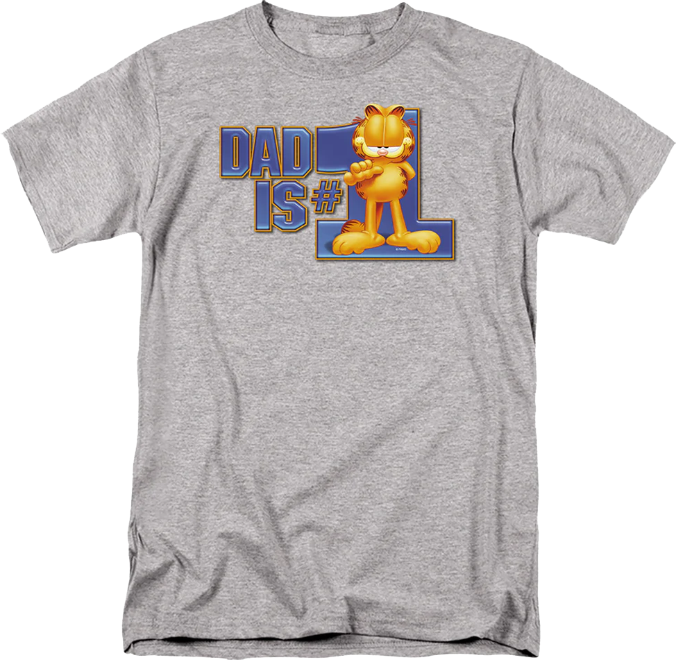 Dad Is #1 Garfield T-Shirt