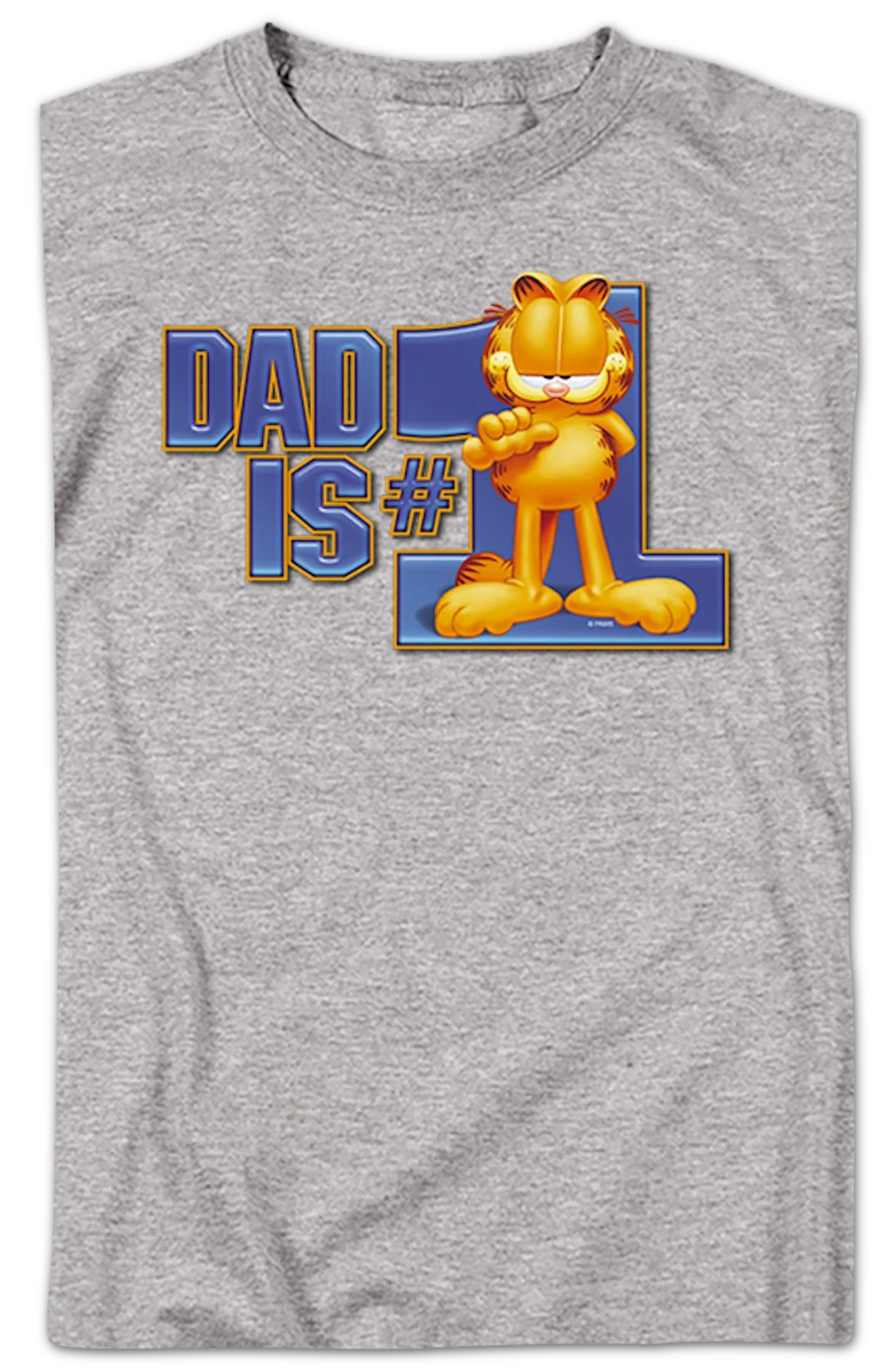 Dad Is #1 Garfield T-Shirt - Image 2