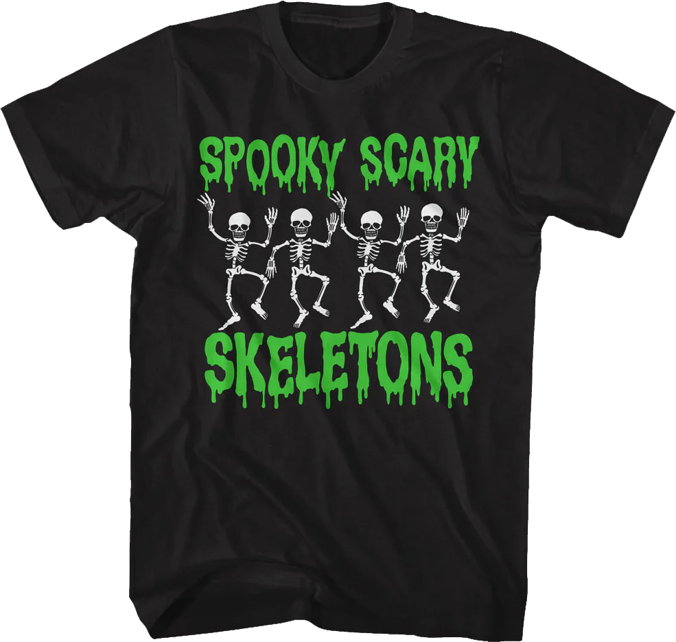 Dancing Spooky Scary Skeletons T-Shirt