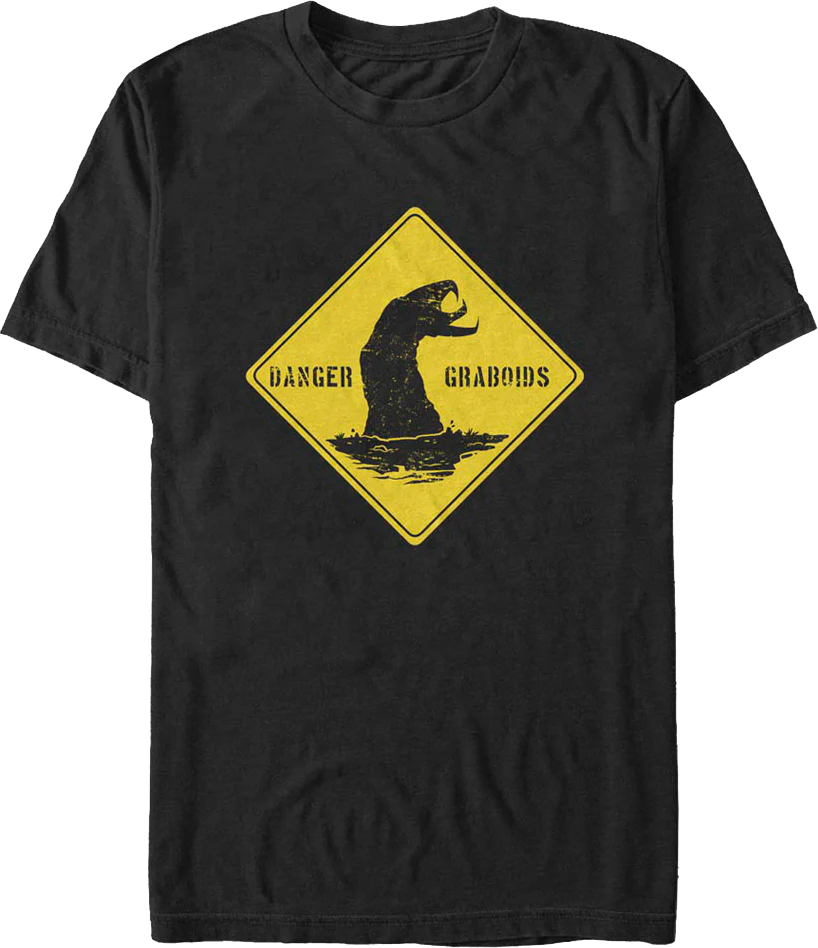 Danger Graboids Sign Tremors T-Shirt