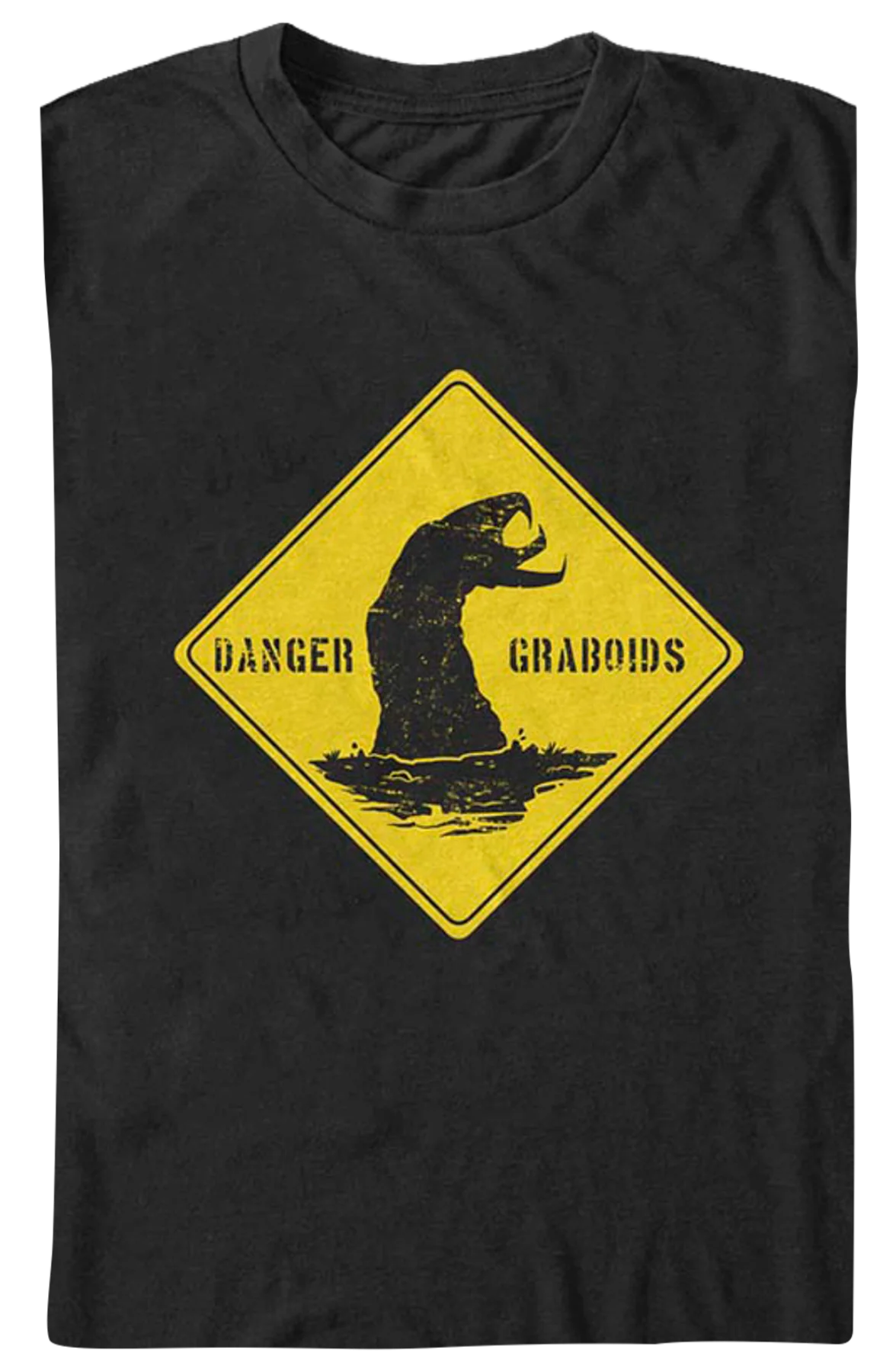Danger Graboids Sign Tremors T-Shirt - Image 2