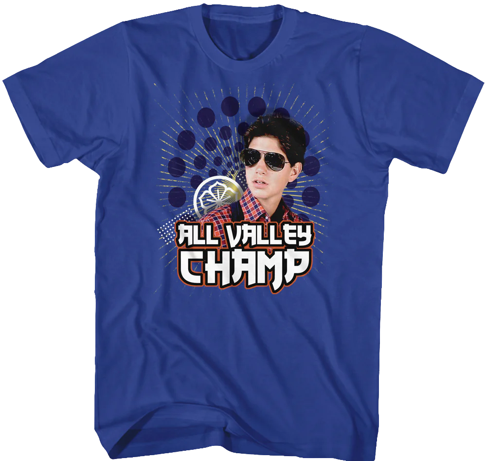 Daniel LaRusso All Valley Champ Karate Kid T-Shirt