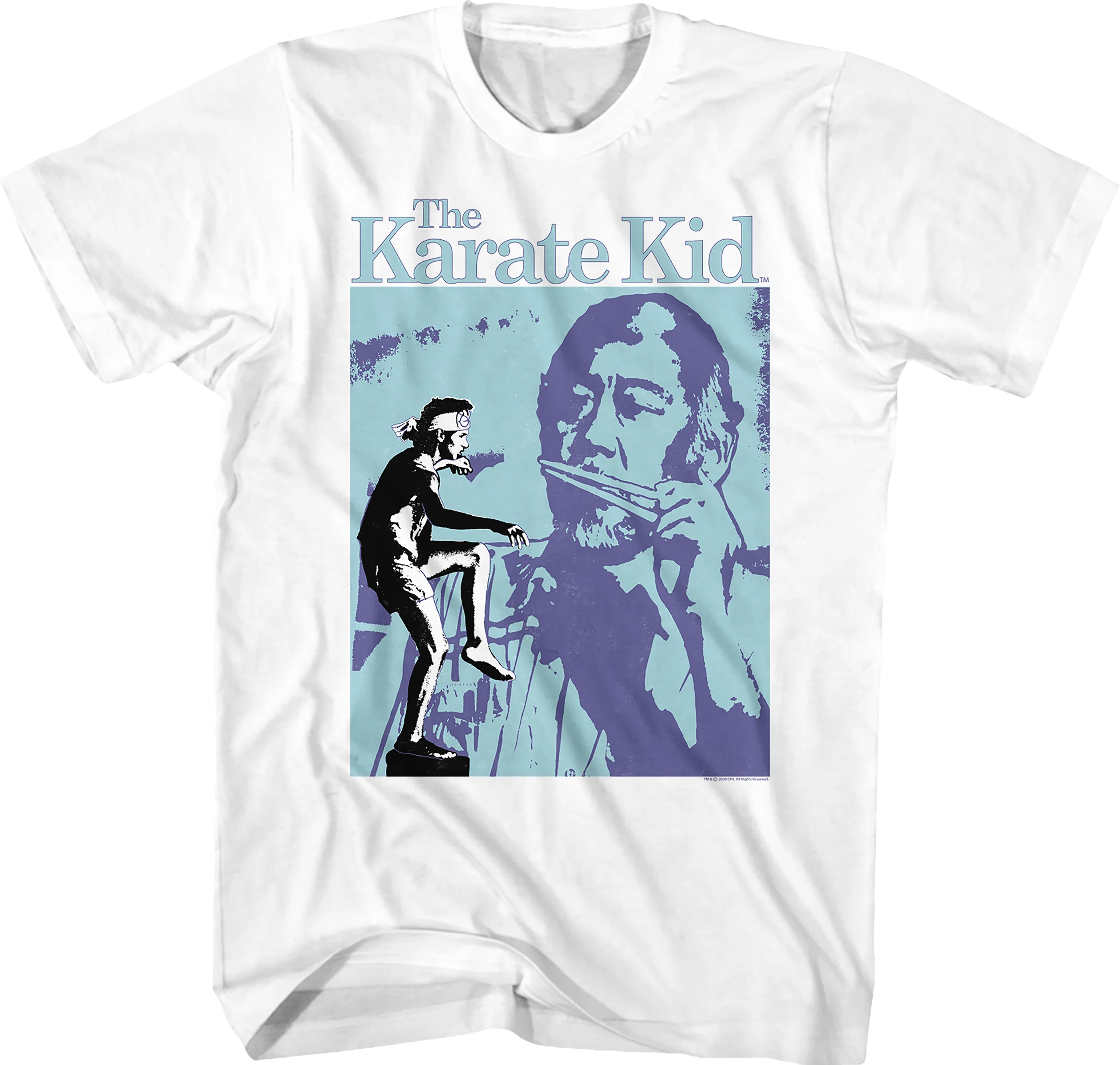 Daniel LaRusso and Mr. Miyagi Collage Karate Kid T-Shirt