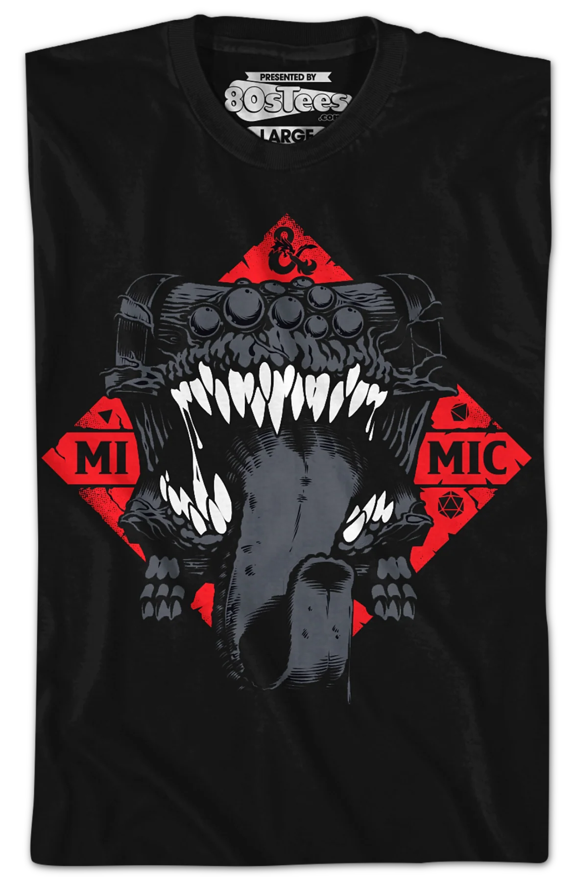 Dark Mimic Dungeons & Dragons T-Shirt - Image 2