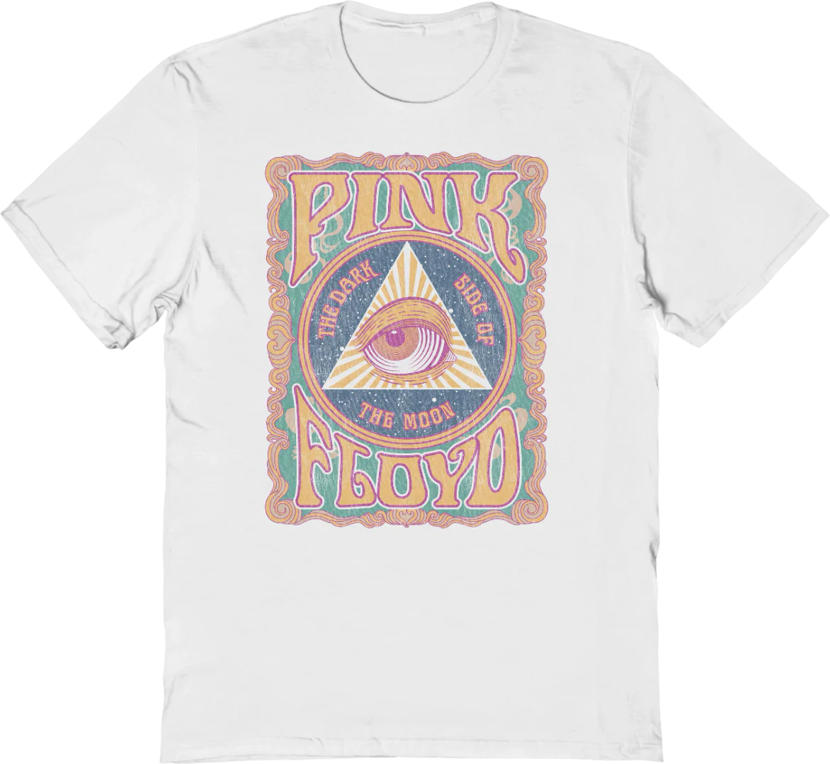Dark Side of the Moon All Seeing Eye Pink Floyd T-Shirt