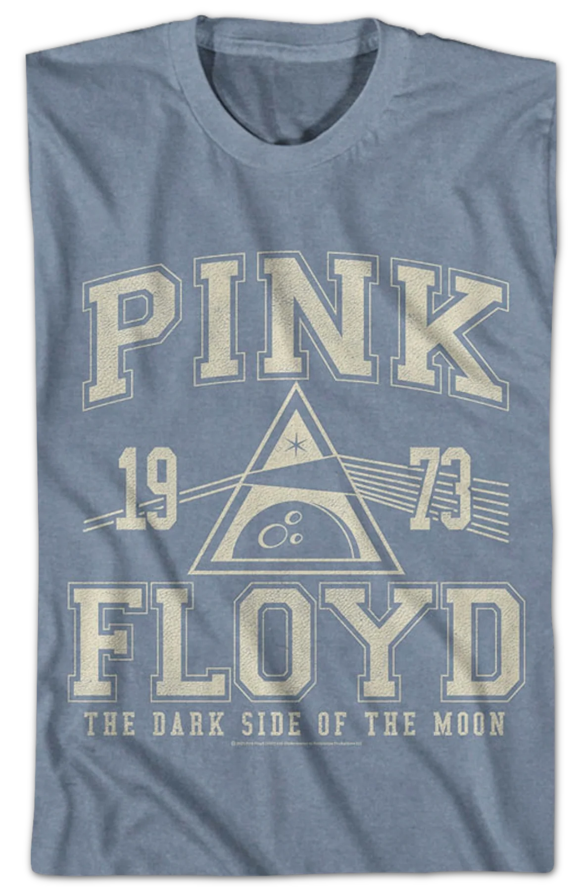 Dark Side of the Moon Athletic 1973 Logo Pink Floyd T-Shirt - Image 2