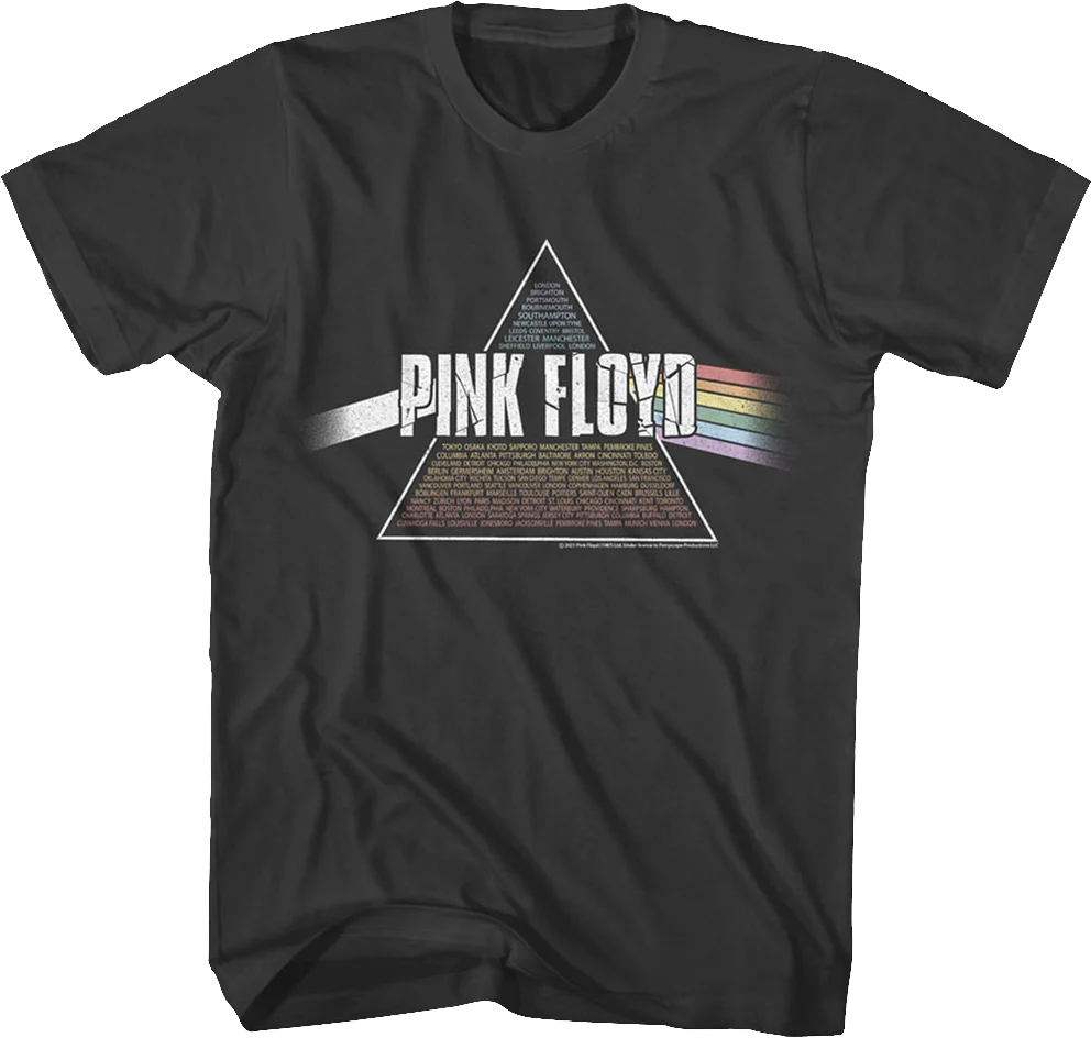 Dark Side of the Moon Tour Pink Floyd T-Shirt