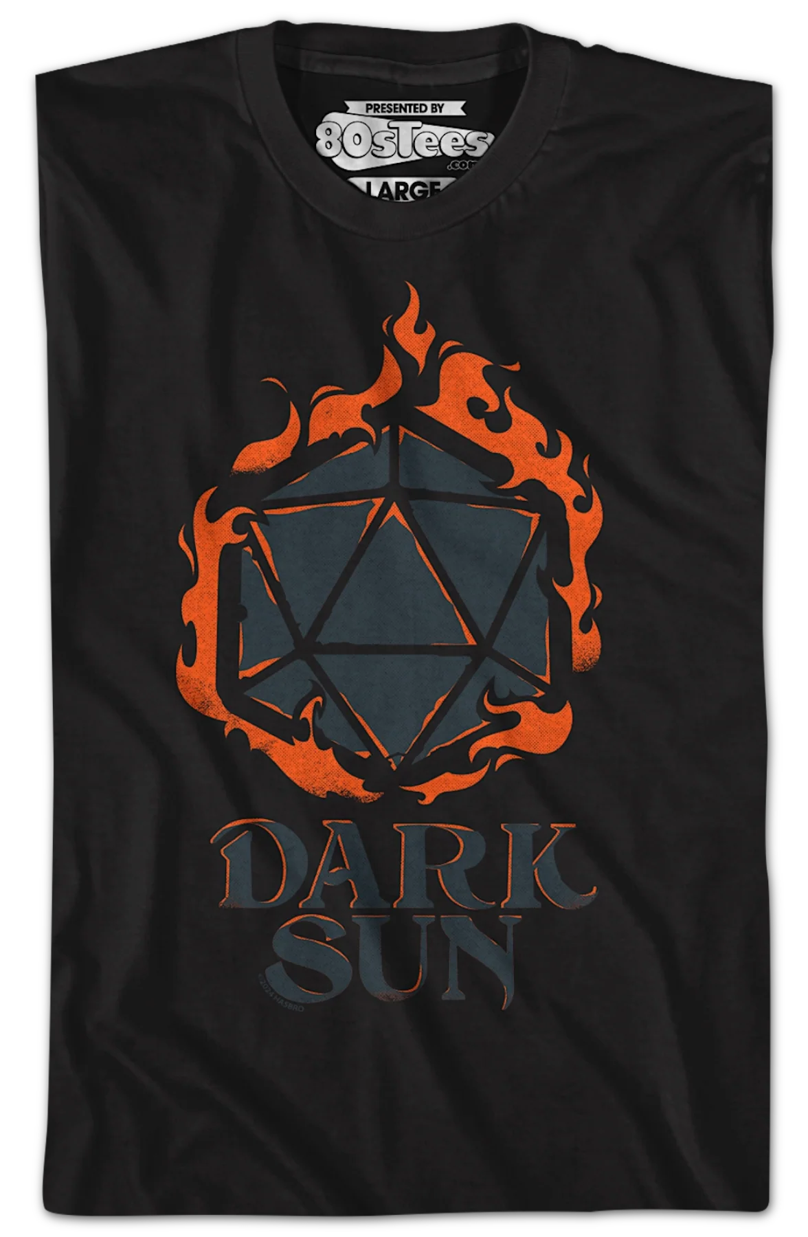 Dark Sun Flames Dungeons & Dragons T-Shirt - Image 2
