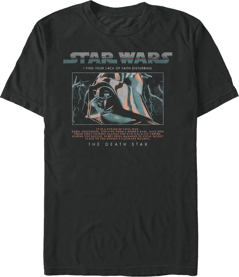 Darth Vader Death Star Star Wars T-Shirt