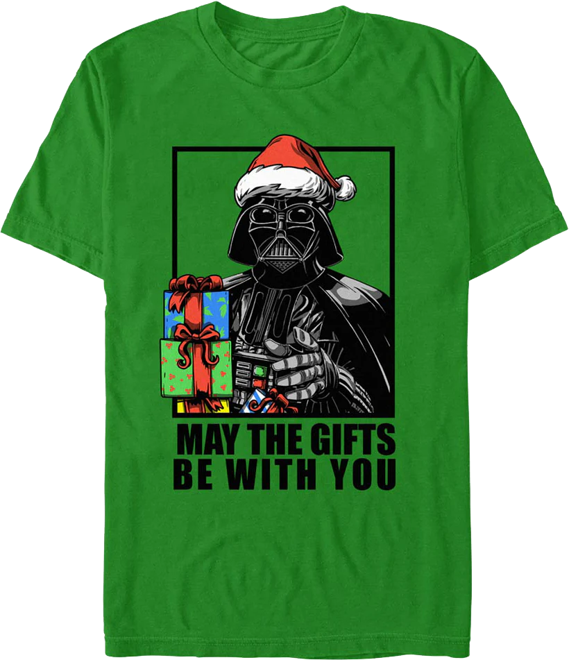 Darth Vader May The Gifts Be With You Star Wars T-Shirt