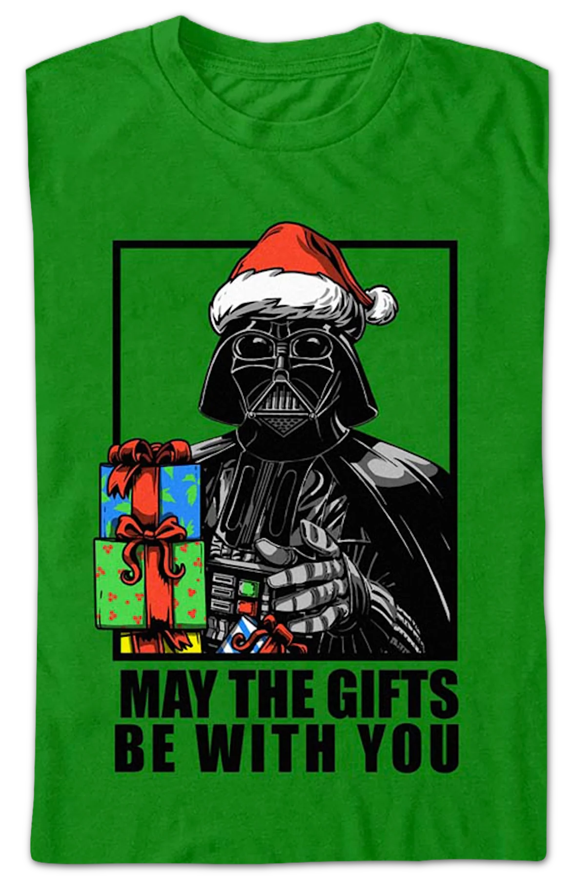 Darth Vader May The Gifts Be With You Star Wars T-Shirt - Image 2