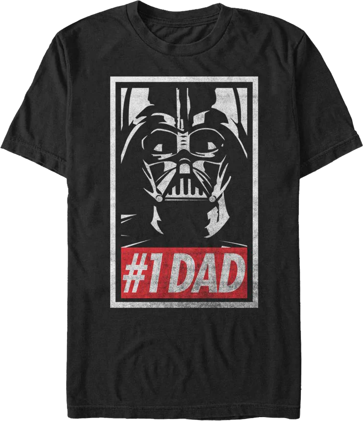 Darth Vader Number 1 Dad Star Wars T-Shirt