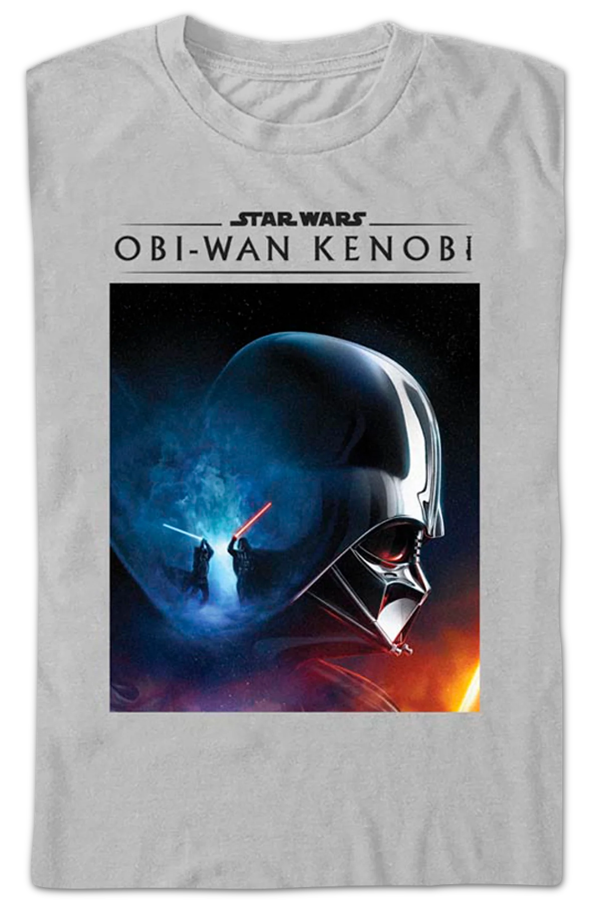 Darth Vader Obi-Wan Kenobi Duel Poster Star Wars T-Shirt - Image 2
