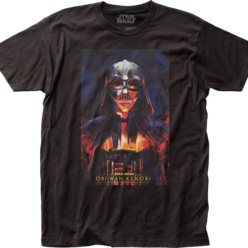 Darth Vader Painting Obi-Wan Kenobi Star Wars T-Shirt
