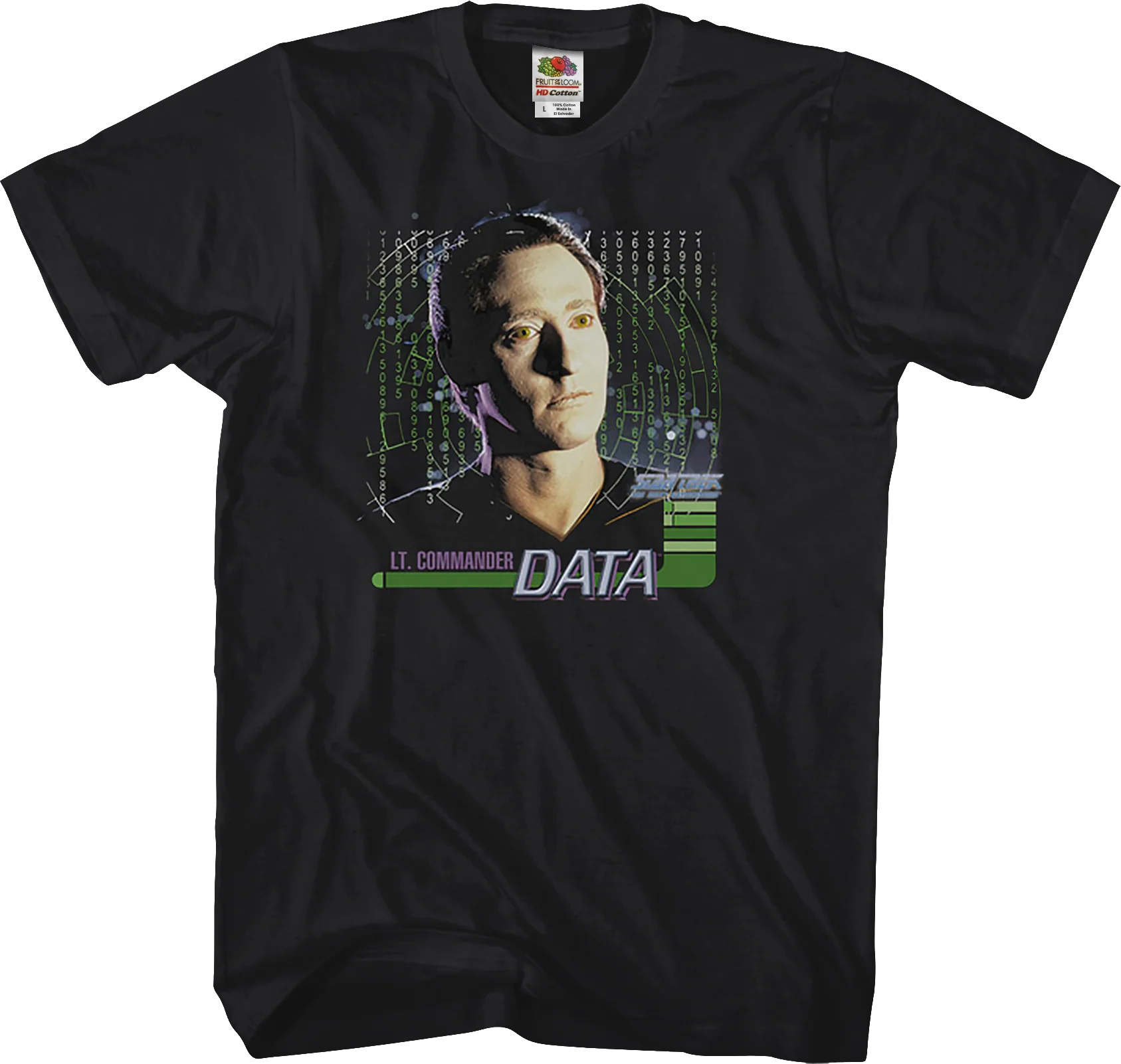 Data Star Trek The Next Generation T-Shirt