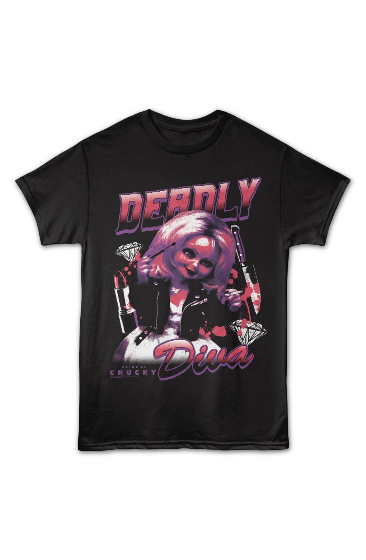 Deadly Diva Bride Of Chucky T-Shirt - Image 2