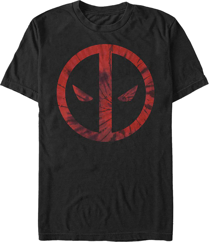 Deadpool Tie Dye Logo Marvel Comics T-Shirt