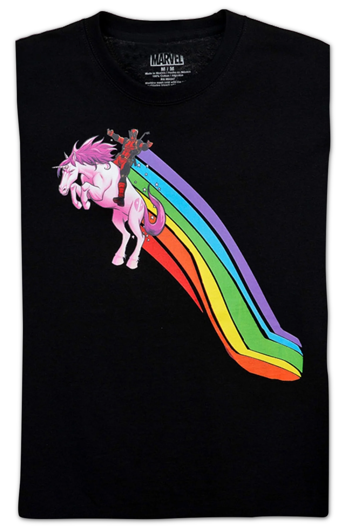 Deadpool Unicorn Marvel Comics T-Shirt - Image 2