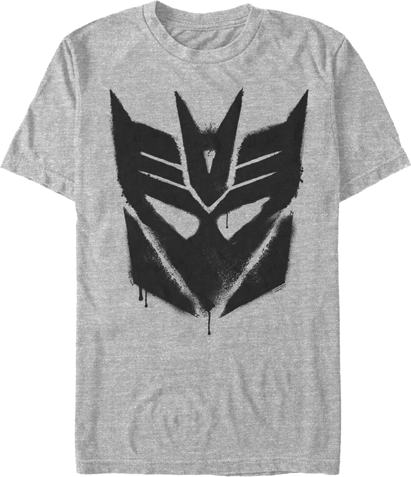 Decepticon Graffiti Logo Transformers T-Shirt