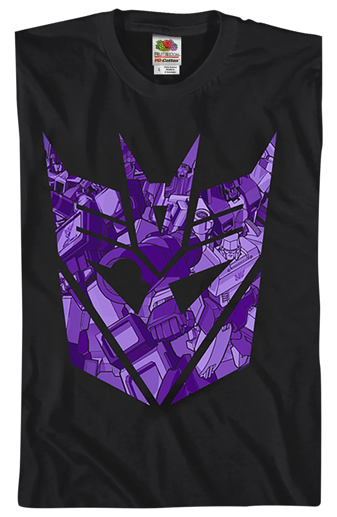 Decepticon Logo Illustrations Transformers T-Shirt - Image 2