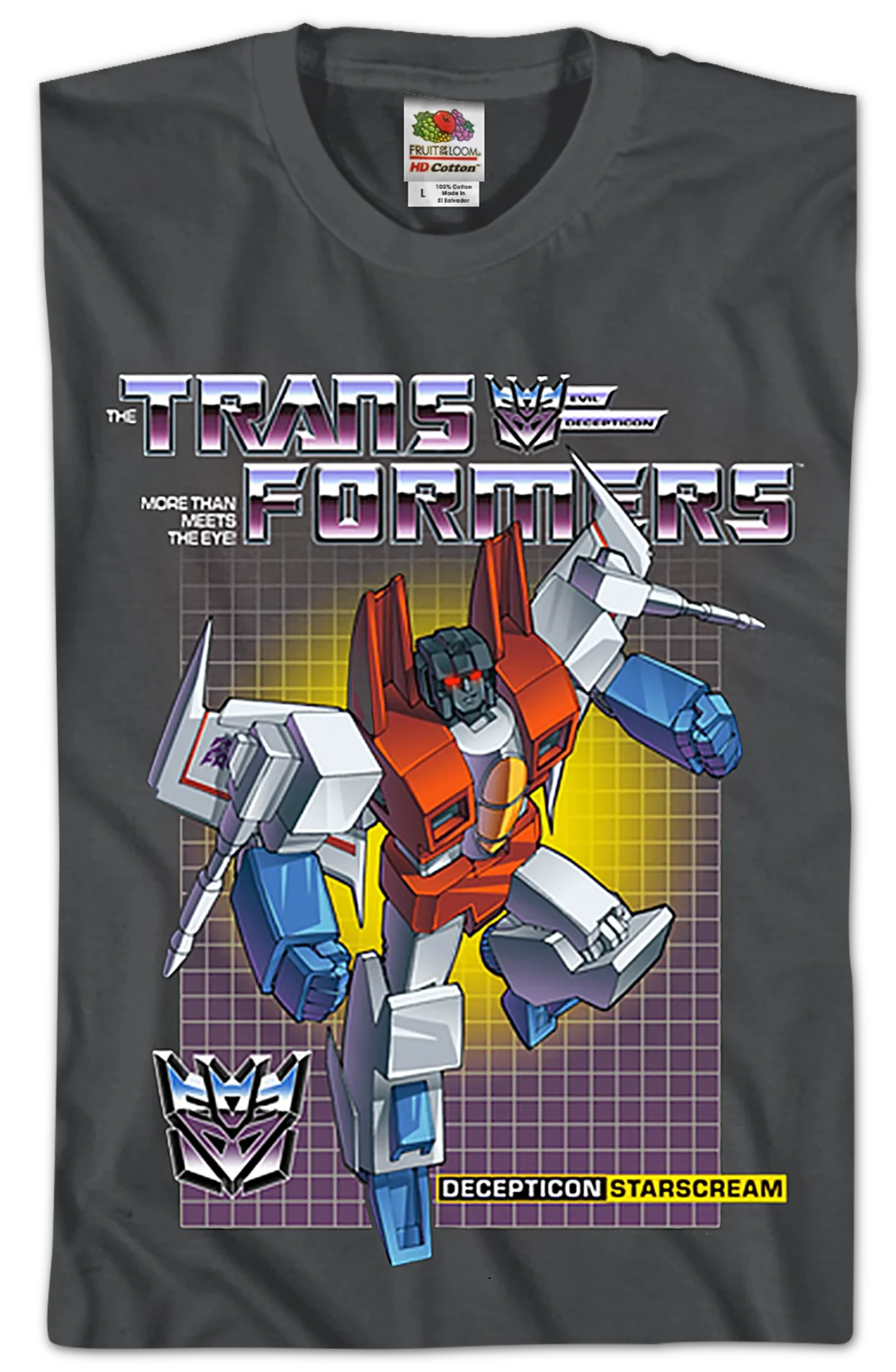 Decepticon Starscream Transformers T-Shirt - Image 2