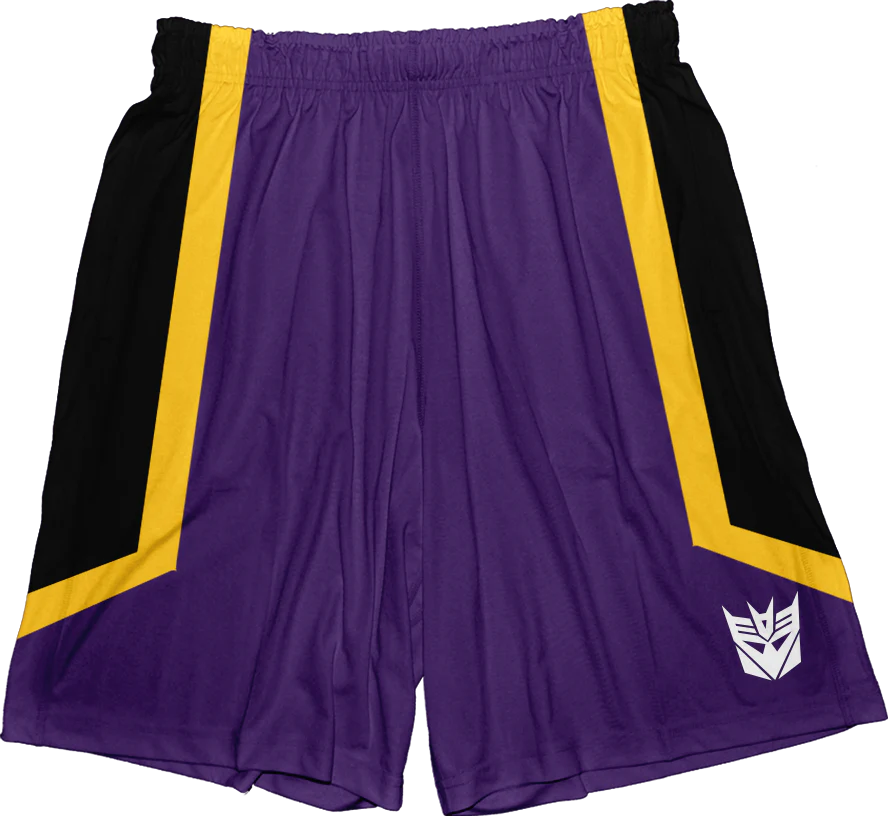 Decepticon Transformers Basketball Shorts