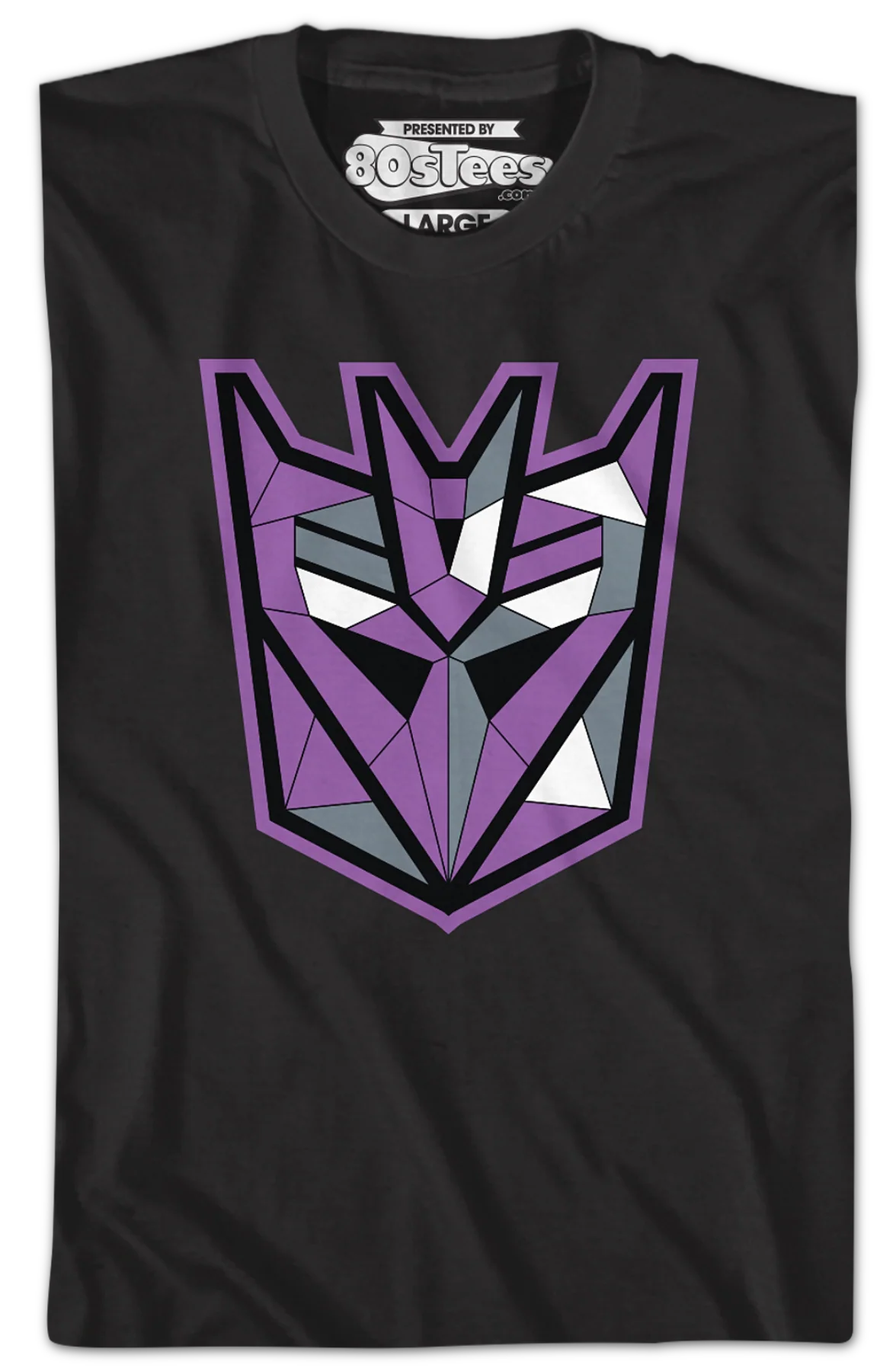 Decepticons Geometric Logo Transformers T-Shirt - Image 2
