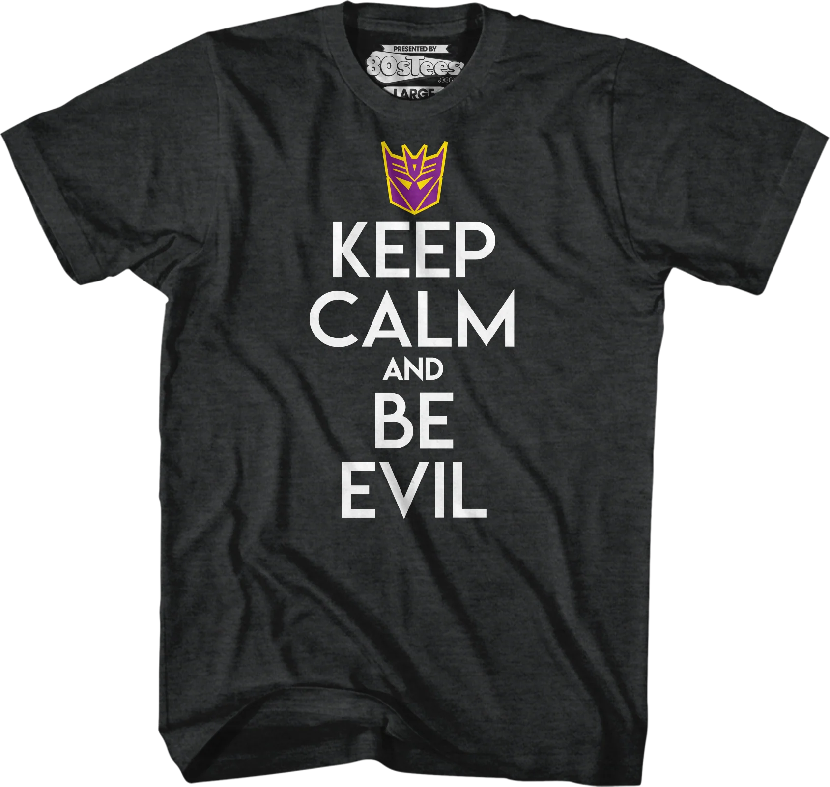 Decepticons Keep Calm And Be Evil Transformers T-Shirt