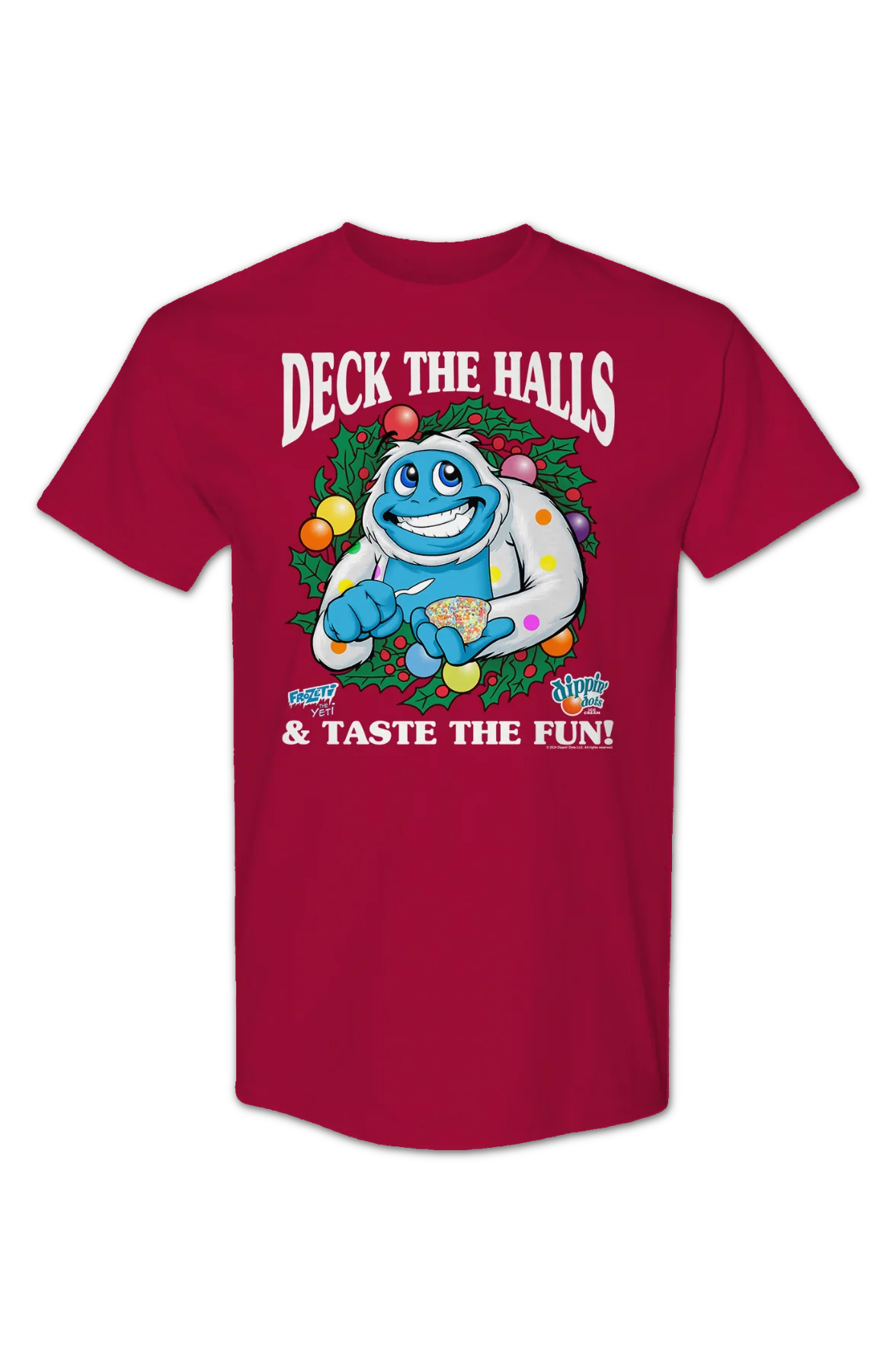 Deck The Halls & Taste The Fun Dippin' Dots T-Shirt - Image 2