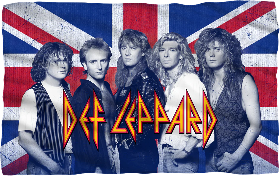 Def Leppard 36 x 58 Fleece Blanket