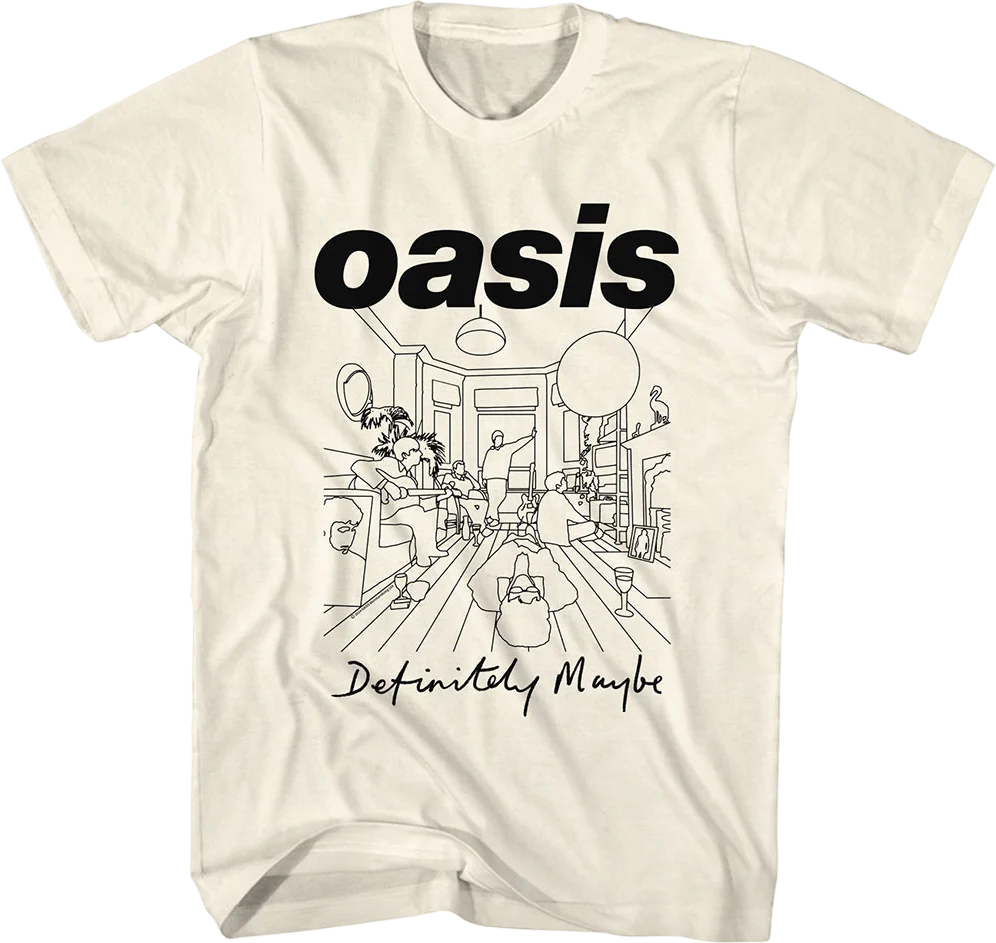 Definitely Maybe Sketch Oasis T-Shirt
