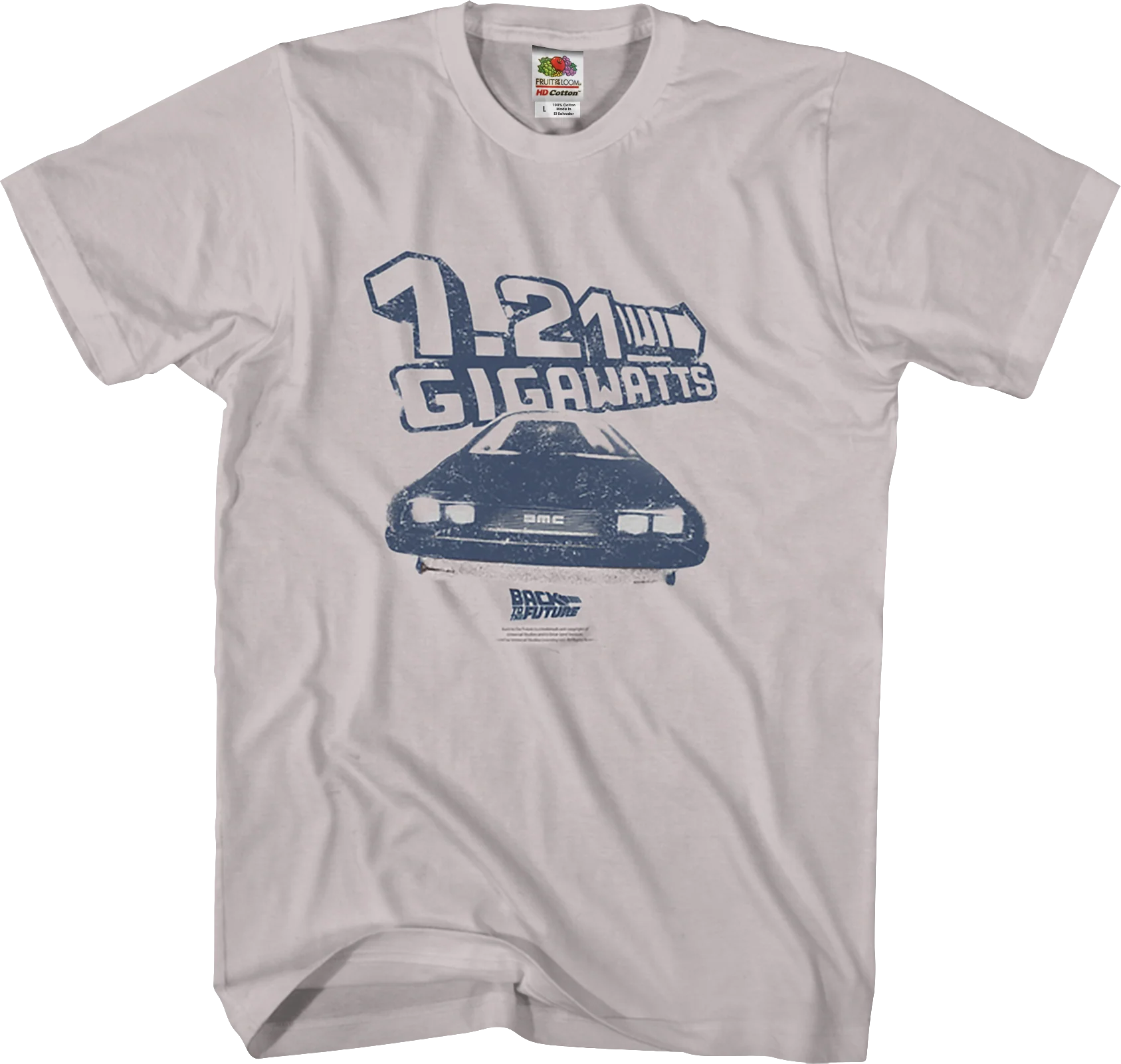 DeLorean 1.21 Gigawatts Back To The Future T-Shirt