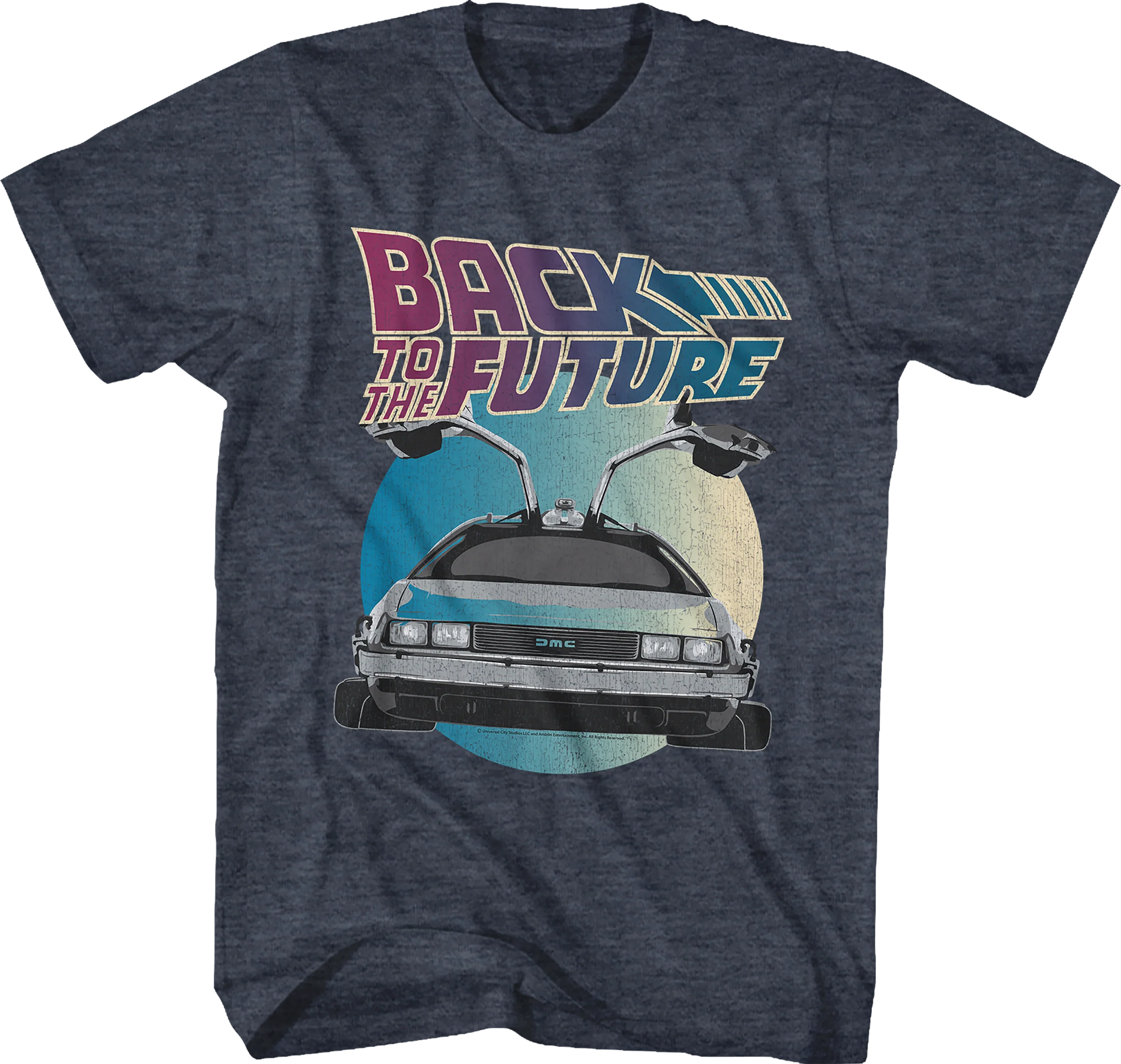 DeLorean Circle Back To The Future T-Shirt