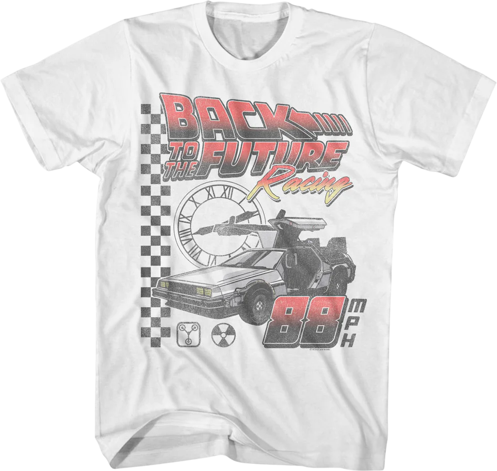 DeLorean Racing Back To The Future T-Shirt