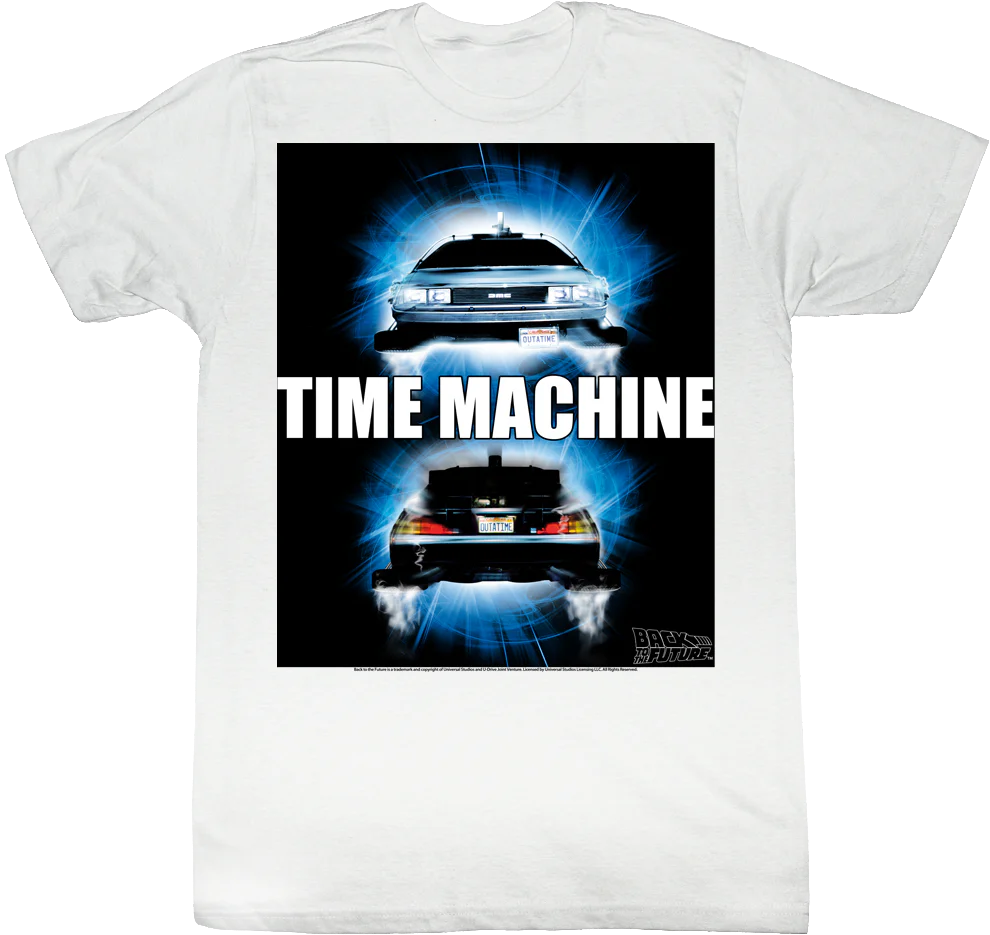 DeLorean Time Machine Back To The Future T-Shirt