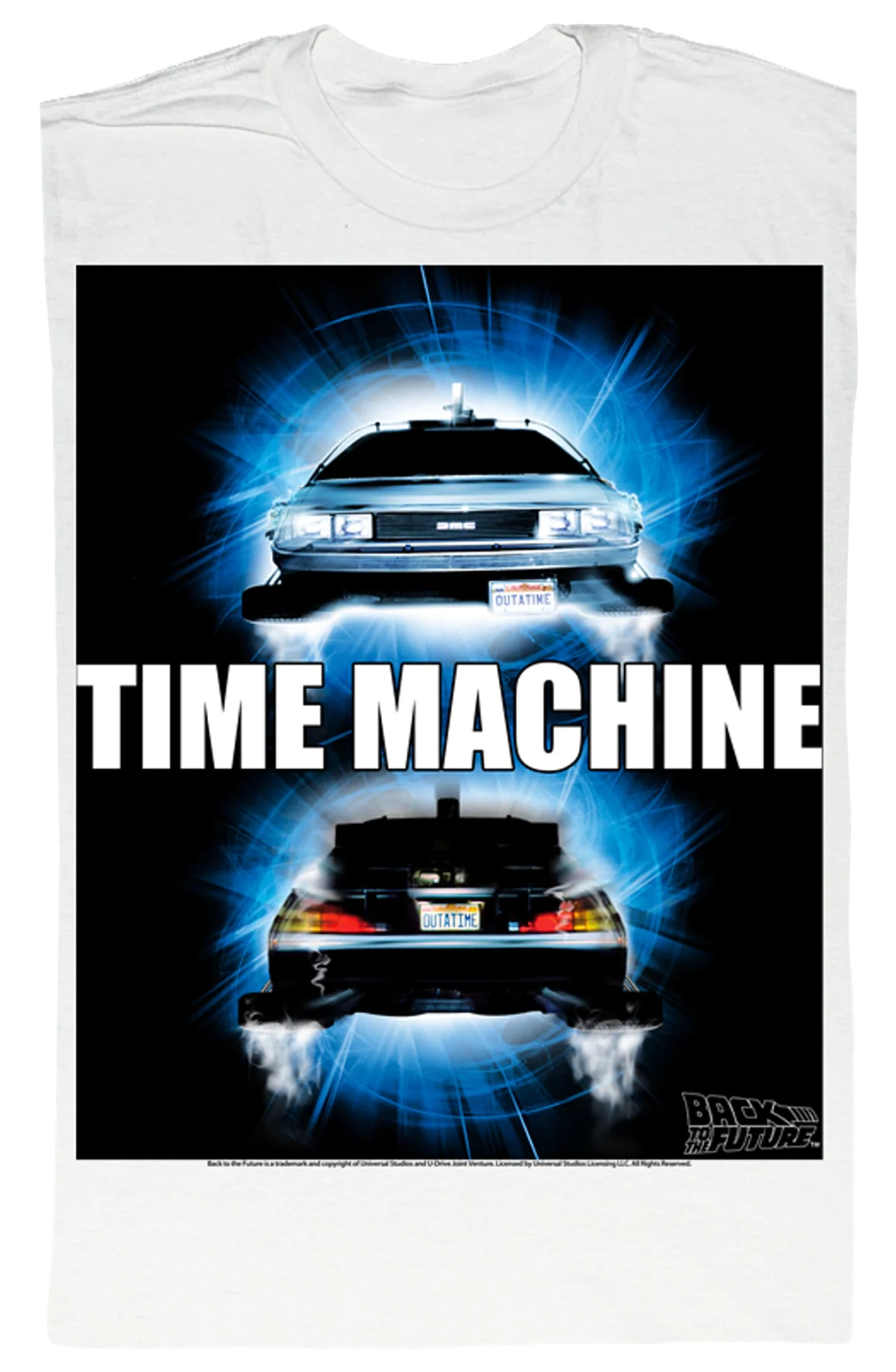 DeLorean Time Machine Back To The Future T-Shirt - Image 2