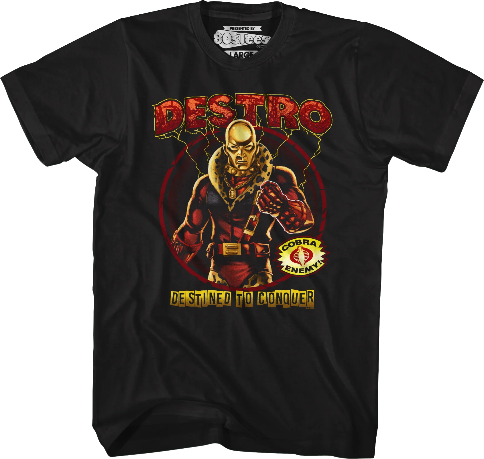 Destro Destined To Conquer GI Joe T-Shirt - Image 14