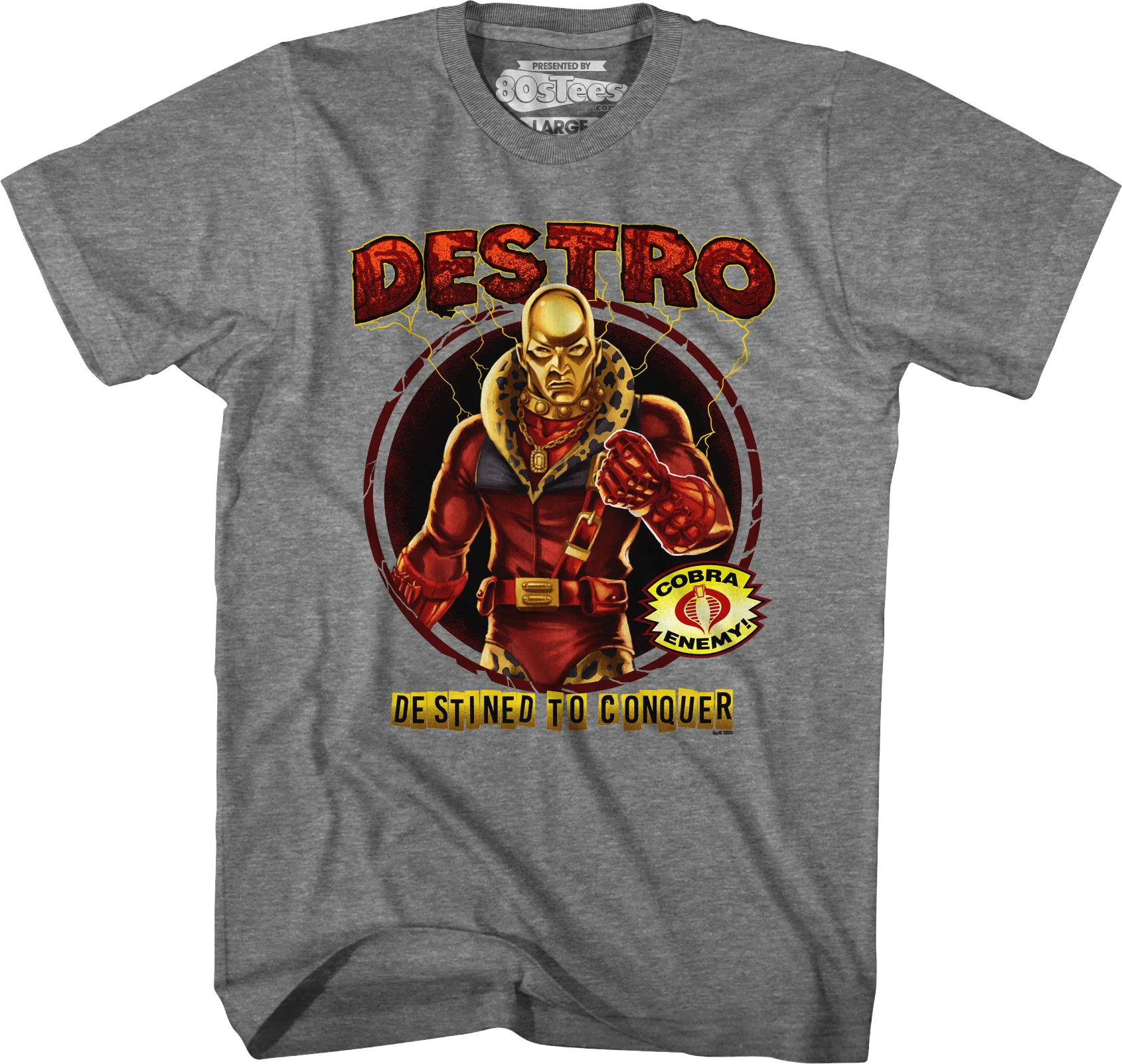Destro Destined To Conquer GI Joe T-Shirt - Image 24