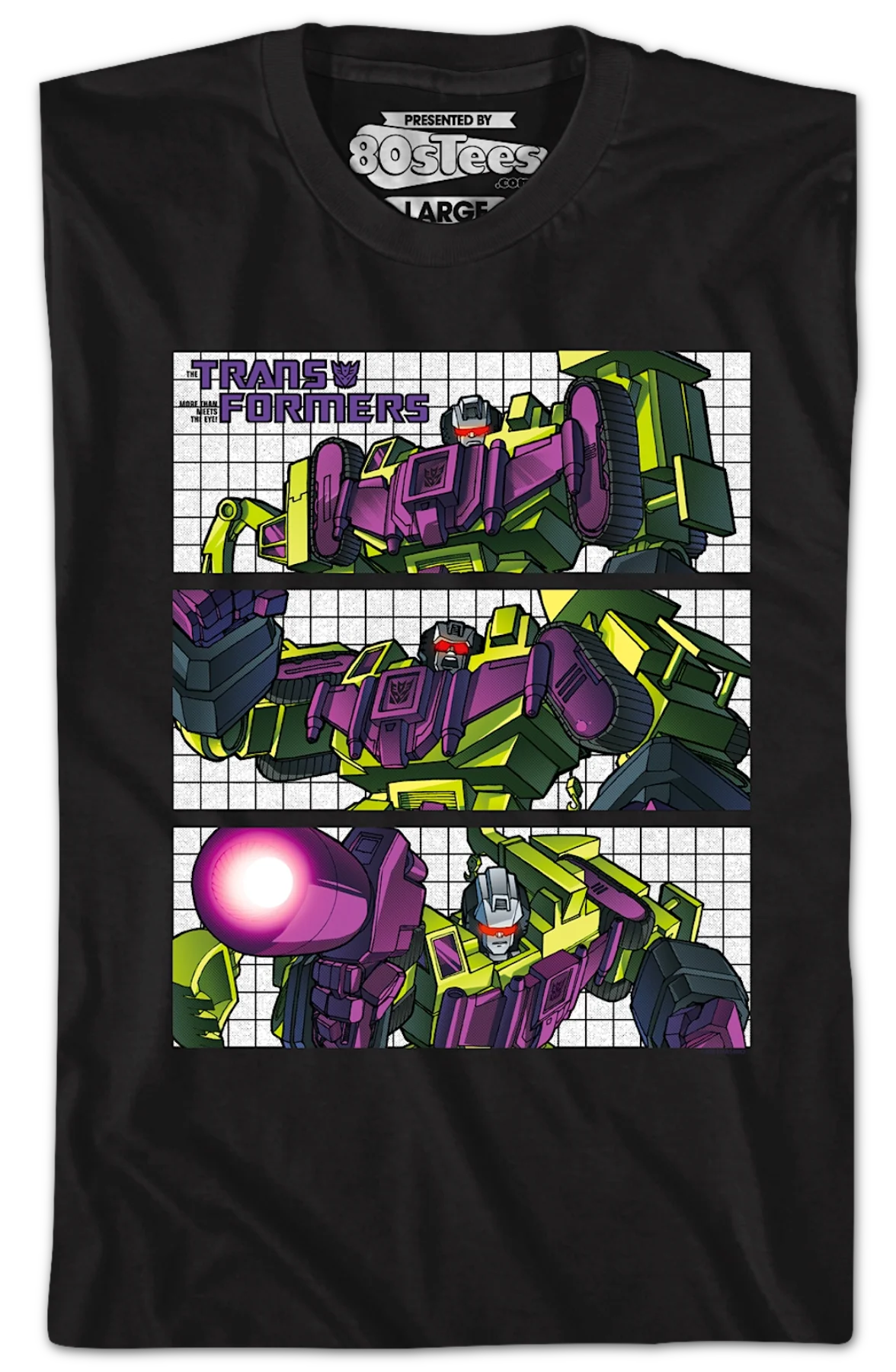 Devastator Frames Transformers T-Shirt - Image 2