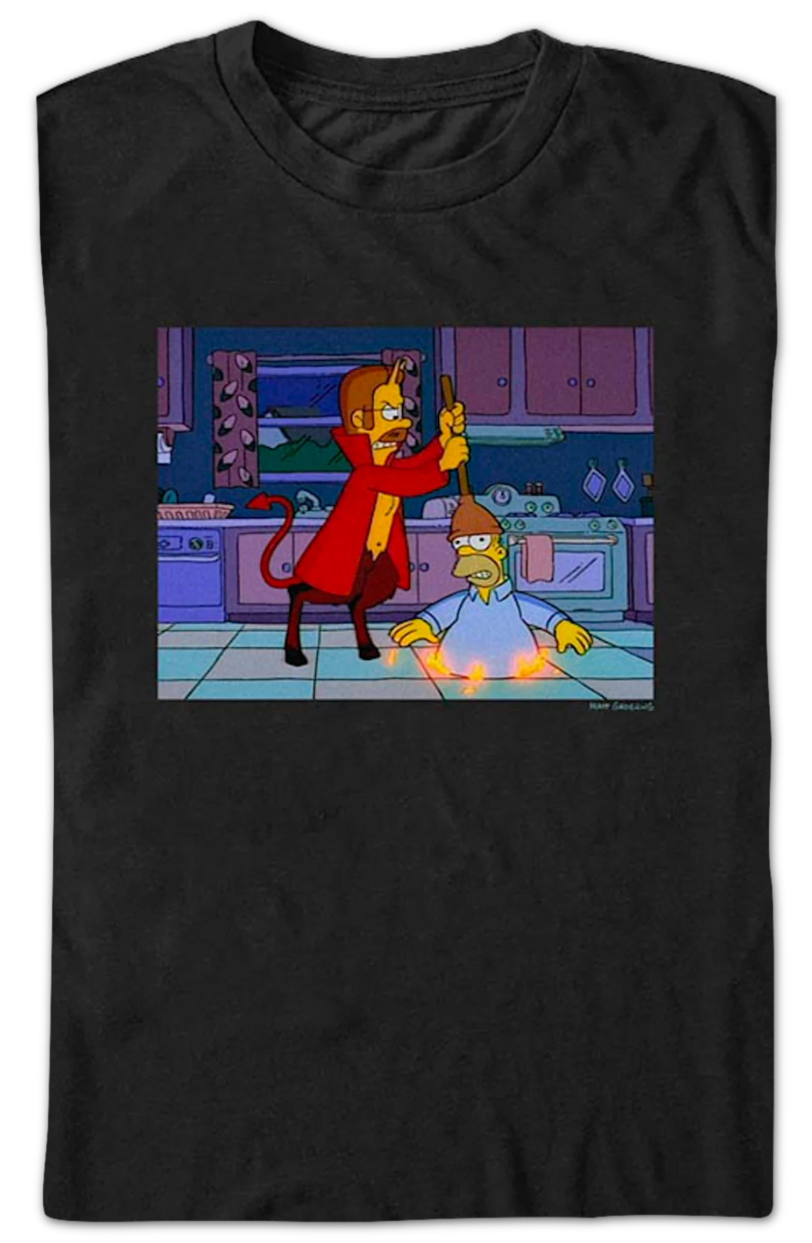 Devil Flanders The Simpsons T-Shirt - Image 2
