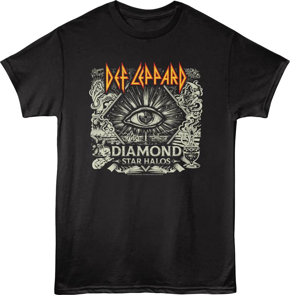 Diamond Star Halos Def Leppard T-Shirt