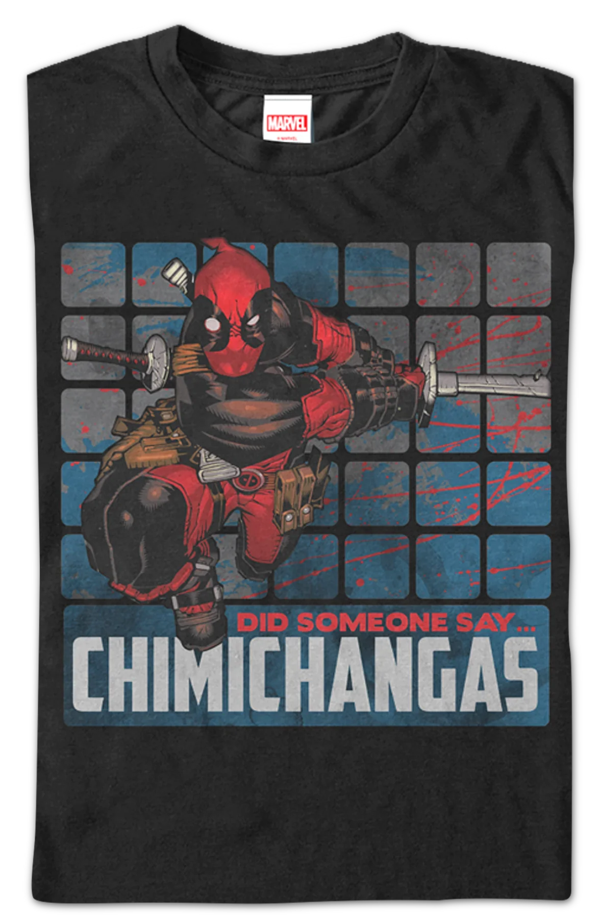 Did Someone Say Chimichangas Deadpool T-Shirt - Image 2